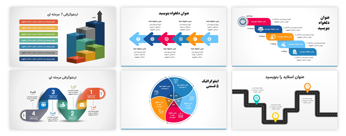 نمونه اینفوگرافی فرایندی