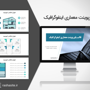 قالب پاورپوينت معماري اينفوگرافيک