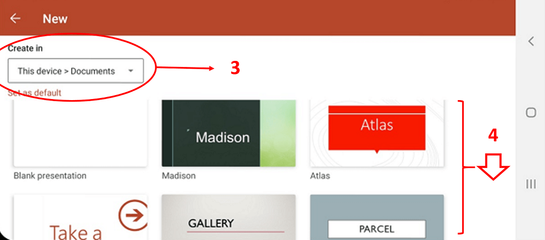 آموزش ساخت پاورپوینت در گوشی