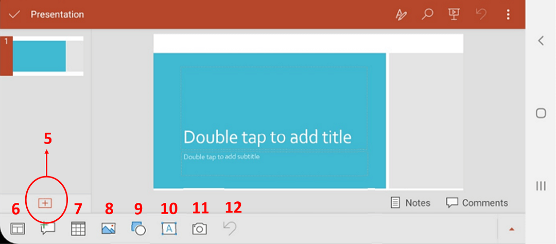 آموزش ویرایش و ساخت پاورپوینت در گوشی موبایل