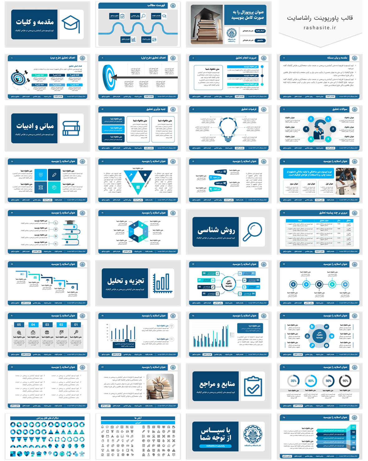 پاورپوینت آماده پروپوزال رسمی